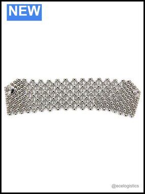 Liquid Metal Chrome Mesh Bracelet
